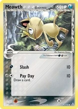 Meowth (Delta Species) 071  Holon Phantoms - Common