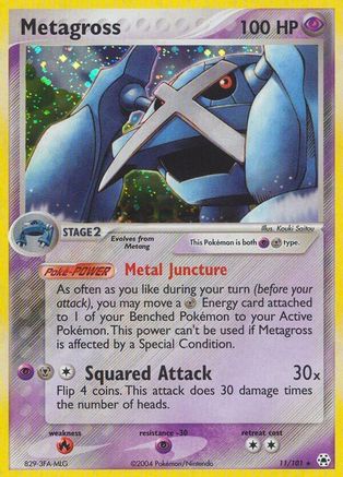 Metagross  - Reverse Holofoil Hidden Legends - Holo Rare