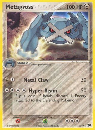 Metagross 002  - Holofoil POP Series 1 - Rare