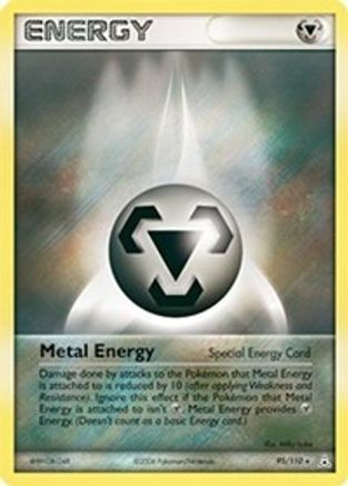 Metal Energy (Special)  - Reverse Holofoil Holon Phantoms - Rare
