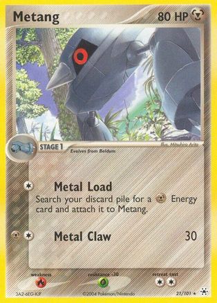 Metang - 21/101/101  Hidden Legends - Rare