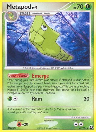 Metapod  Great Encounters - Uncommon