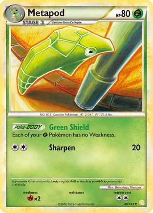 Metapod 046  HeartGold SoulSilver - Uncommon