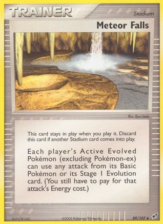 Meteor Falls  - Reverse Holofoil Deoxys - Uncommon