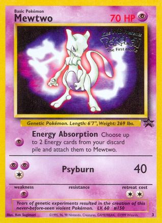 Mewtwo (Movie Promo) 003  WoTC Promo - Promo