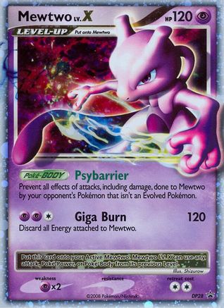 Mewtwo LV.X - DP28  - Holofoil Diamond and Pearl Promos - Promo