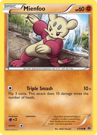 Mienfoo  - Reverse Holofoil Next Destinies - Common