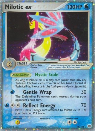 Milotic ex  - Holofoil Emerald - Ultra Rare