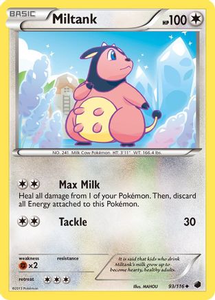 Miltank 093  Plasma Freeze - Uncommon