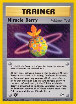 Miracle Berry 094  - 1st Edition Neo Genesis - Uncommon