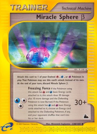 Miracle Sphere Beta  - Reverse Holofoil Skyridge - Uncommon