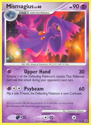 Mismagius 055/127  - Reverse Holofoil Platinum - Uncommon