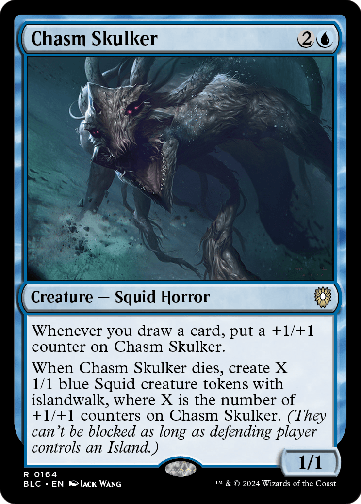 Chasm Skulker (BLC-164) - Bloomburrow Commander