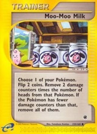 Moo-Moo Milk 155  - Reverse Holofoil Expedition - Common