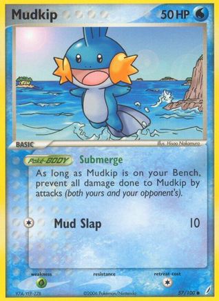 Mudkip 057/100  Crystal Guardians - Common