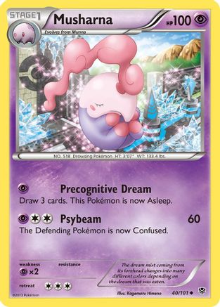 Musharna  - Reverse Holofoil Plasma Blast - Uncommon