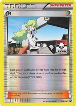 N (Supporter) (Supporter) - BW100 BW100  - Holofoil Black and White Promos - Promo