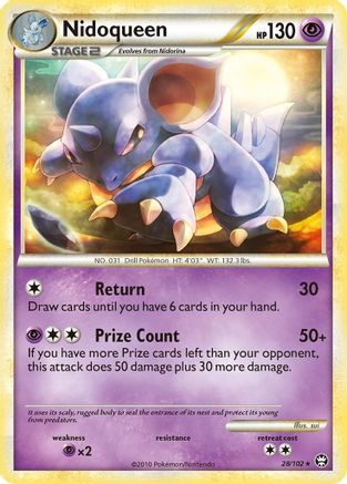 Nidoqueen  Triumphant - Rare