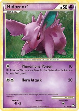 Nidoran M 070  Triumphant - Common