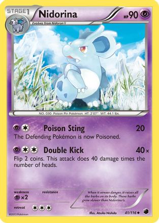 Nidorina/116  - Reverse Holofoil Plasma Freeze - Uncommon