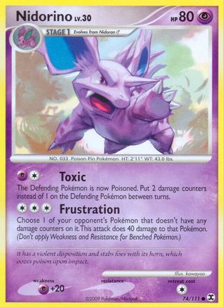Nidorino  Rising Rivals - Common