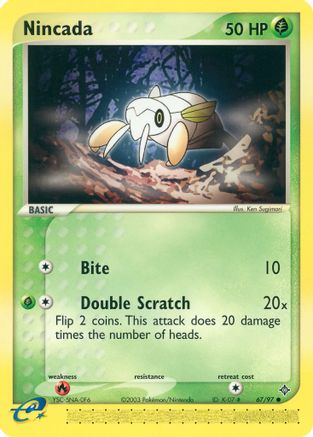 Nincada - 67/97/97  Dragon - Common