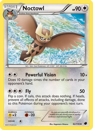 Noctowl  Plasma Freeze - Uncommon