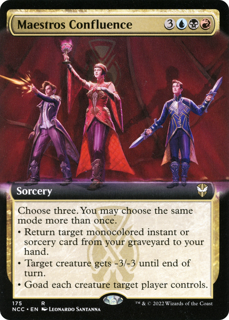Maestros Confluence (Extended Art) (NCC-175) - New Capenna Commander: (Extended Art)