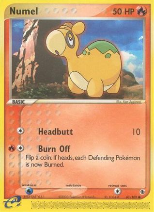Numel 061  - Reverse Holofoil Ruby and Sapphire - Common