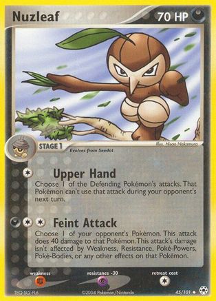 Nuzleaf  Hidden Legends - Uncommon