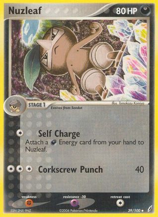 Nuzleaf 039  - Reverse Holofoil Crystal Guardians - Uncommon