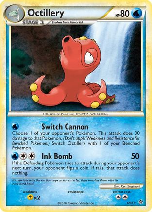Octillery 006  - Holofoil Unleashed - Holo Rare