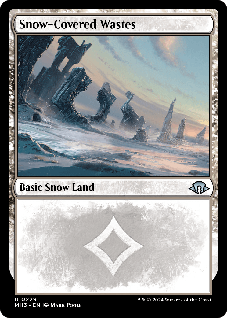Snow-Covered Wastes (0229) (MH3-229) - Modern Horizons 3: (snow)