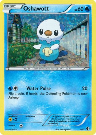 Oshawott - 4/12/12  - Holofoil McDonalds Promos 2011 - Promo