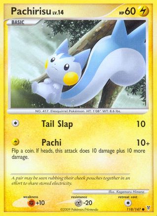 Pachirisu  - Reverse Holofoil Supreme Victors - Common