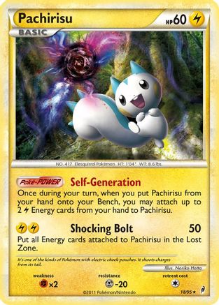 Pachirisu/95  - Holofoil Call of Legends - Holo Rare