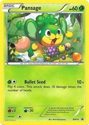 Pansage - BW14  Black and White Promos - Promo