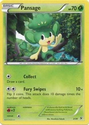 Pansage  Kalos Starter Set - Common