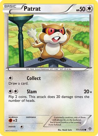 Patrat (111)  - Reverse Holofoil Plasma Storm - Common