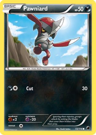 Pawniard (72)  - Reverse Holofoil Plasma Freeze - Common