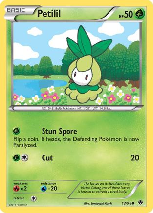 Petilil  - Reverse Holofoil Emerging Powers - Common