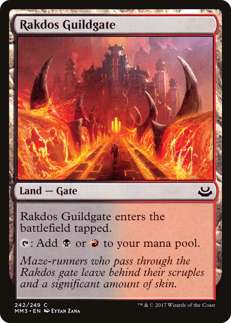 Rakdos Guildgate (MM3-242) - Modern Masters 2017 Foil