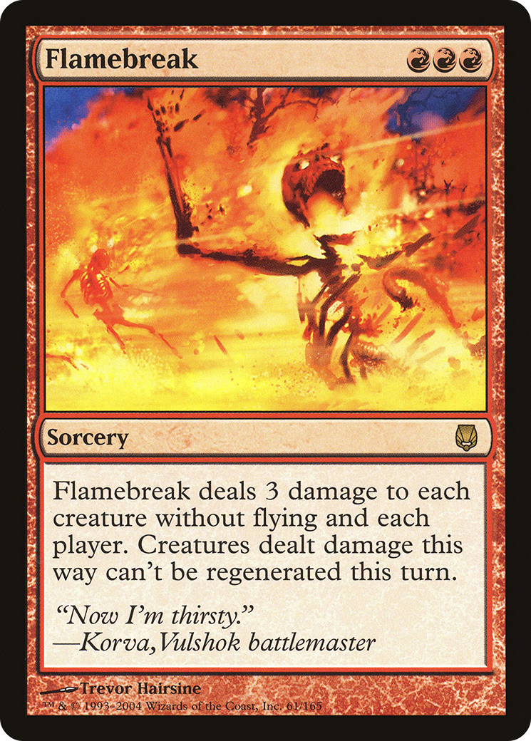Flamebreak (DST-061) - Darksteel Foil