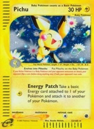 Pichu (22)  - Holofoil Expedition - Holo Rare