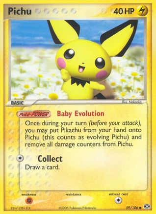 Pichu  Emerald - Common