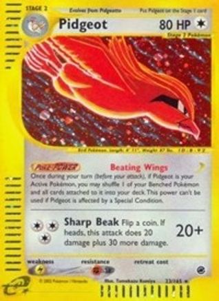 Pidgeot (23)  - Holofoil Expedition - Holo Rare