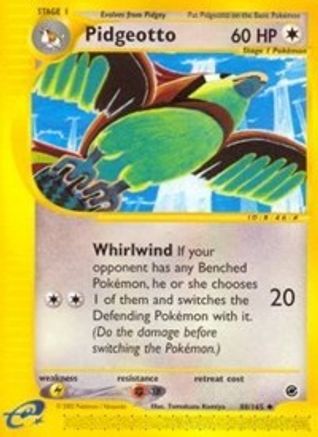 Pidgeotto  - Reverse Holofoil Expedition - Uncommon