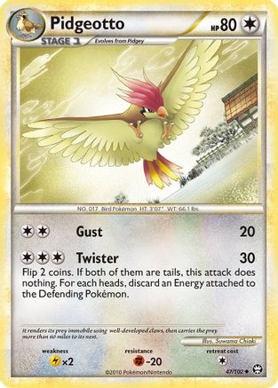 Pidgeotto  Triumphant - Uncommon
