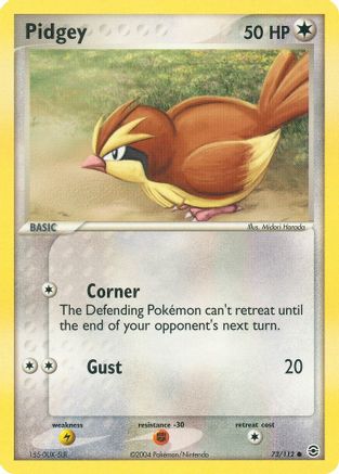 Pidgey 073  FireRed & LeafGreen - Common