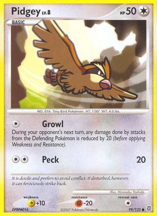 Pidgey 099  Secret Wonders - Common